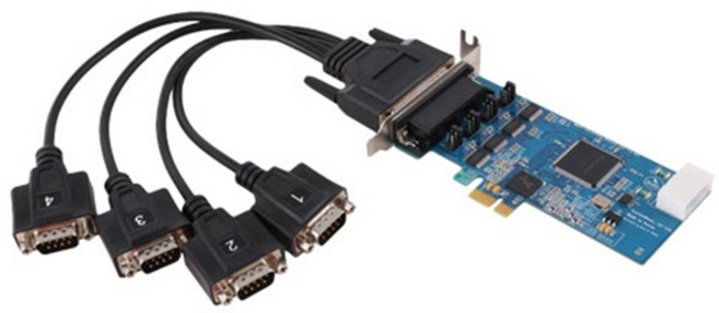 시스템베이스 Multi-4C LPCIe RS232 케이블타입 슬림PC겸용, 1개