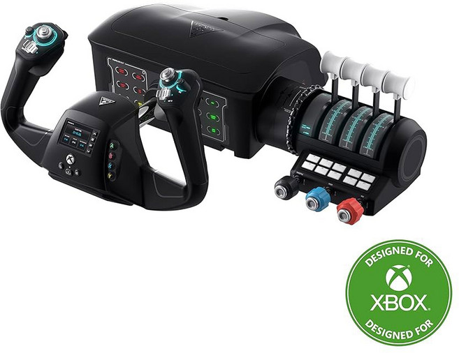 터틀 비치 벨로시티원 플라이트 유니버설 컨트롤 10 컨트롤이 - & 요크 & 사분면 러더 Xbox S Series 트림 & Xbox X 및 핸들 One 휠 Windows 있는, Universal Control System, Universal Control System, 1개