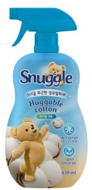 스너글 섬유탈취제 허거블 코튼, 470ml, 9개