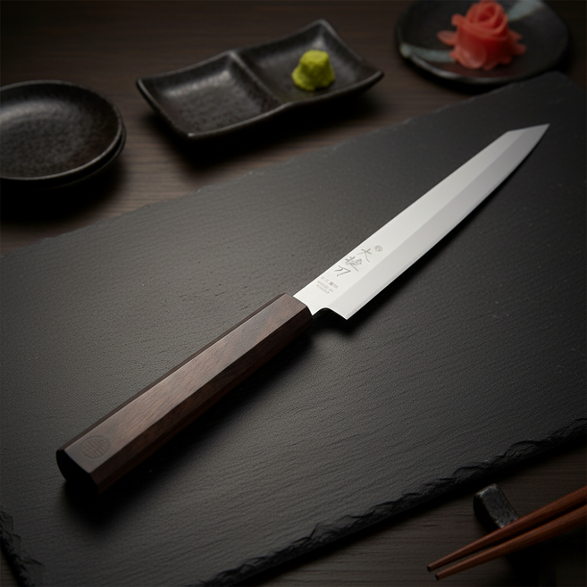 명장 조상진 대첩도 미니 사시미 회 칼 3종, 이도기리, 1개, 월넛