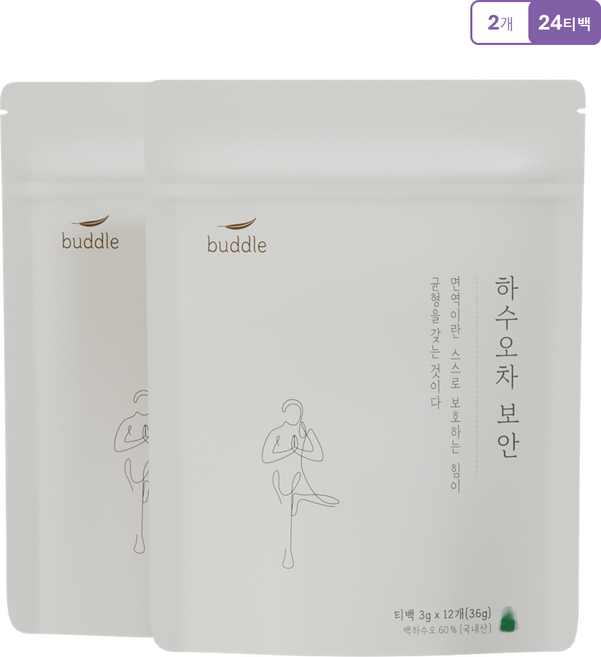 [오늘출발] 버들 100% 국내산 백하수오차 보안 (기혈보충/체온회복), 24개, 3g