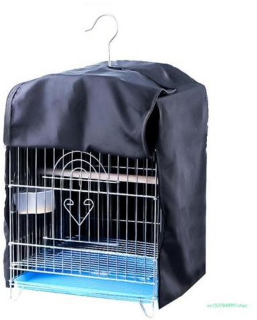 새장 그늘 커버 암막 방패 조명 잉꼬 새집 핀치 스퀘어 케이지, 1개, 1) 503 waterproof thin