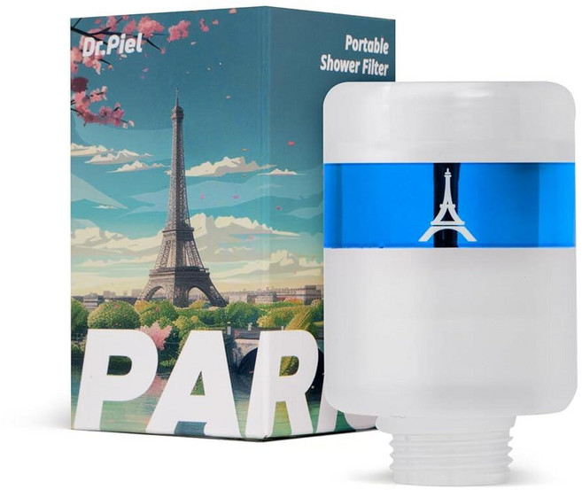 방콕 여행용 닥터 필 샤워 필터 에디션 슈페리어, 파리 에디션, Travel Paris 에디션
