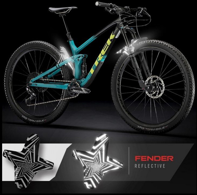 ENLEE 反光 碟煞 擋泥板 1個價 登山車 土除 越野車 檔泥板 DNB13, 1個