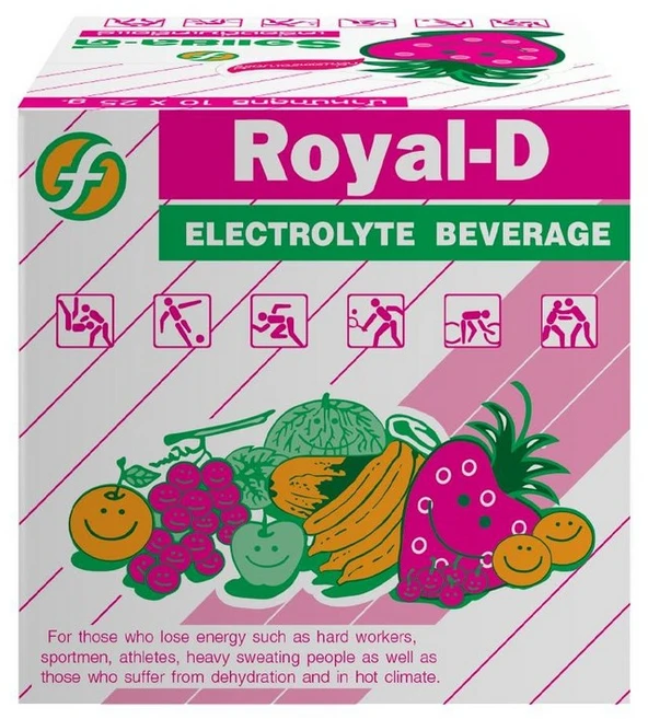 Royal-D 전해질 음료 파우더 - 탈수 완화를 위한 등장 믹스 나트륨 칼륨 딸기 맛 (249.(8.8온스) 박스 ), 249.5g - 쿠팡