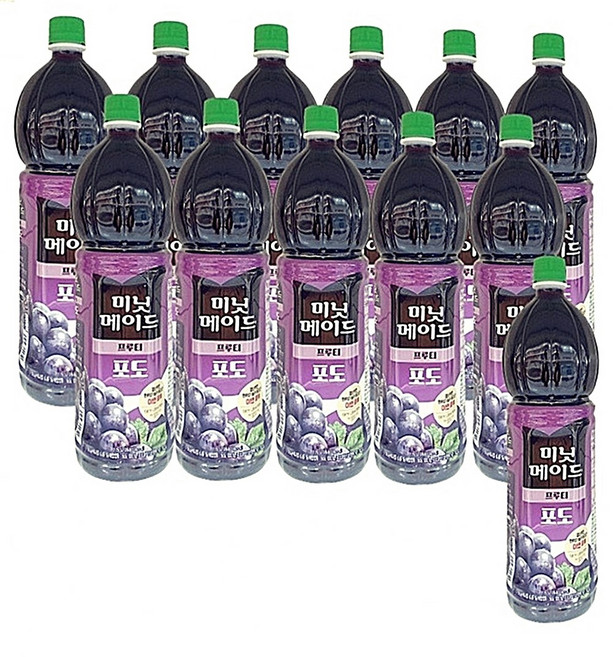미닛메이드 포도 40% 1.5L X 12병