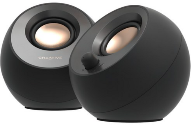 크리에이티브 PEBBLE V3 PC용 스피커, MF1700 블랙