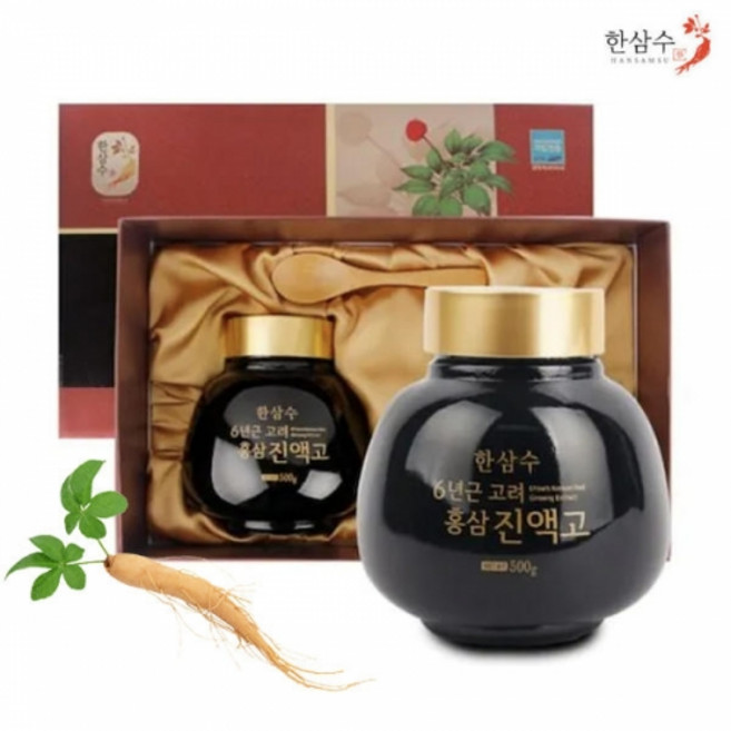 한삼수 6년근고려홍삼진액고 500g x 2병, 2개