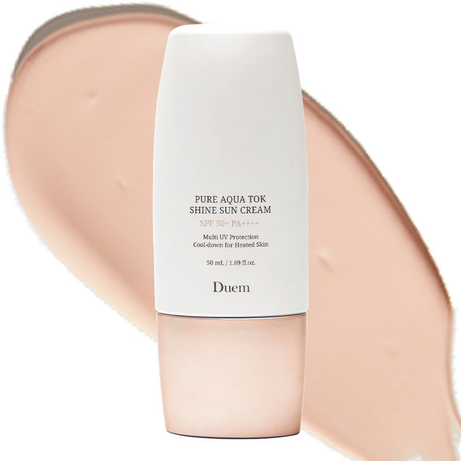 듀엠 퓨어 아쿠아 톡 샤인 선크림 혼합자차 SPF50+ PA++++ 50ml