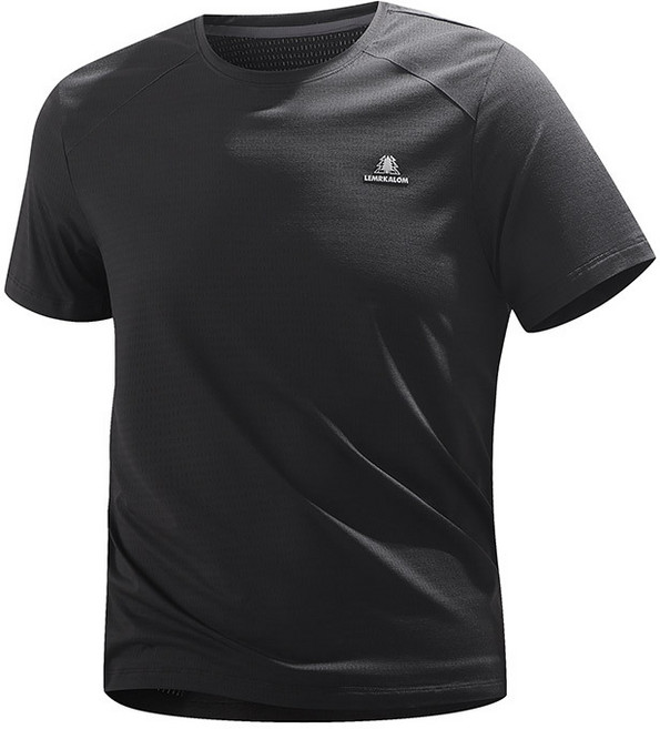 남성 쿨링 여름 반팔 스판 속건 기능성 운동 티셔츠