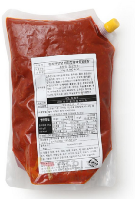 아워홈 비빔밥용 매콤 양념장 2kg x 2개 / 대용량 소스