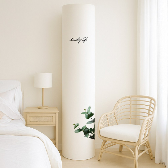 코팅블루 암막 전기종호환 스판 완벽보호 스탠드 에어컨커버, 04.유칼립투스