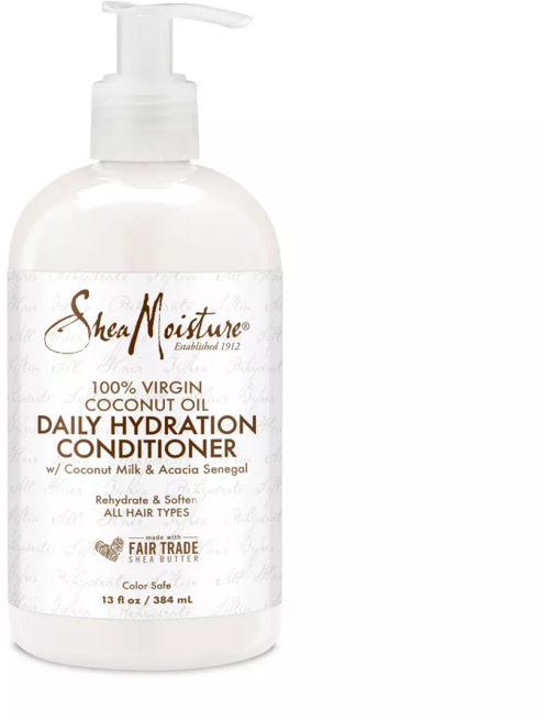 Shea Moisture 100% 버진 코코넛 오일 데일리 하이드레이션 컨디셔너, 384ml, 1개