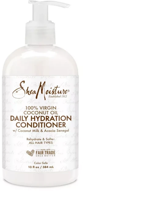 Shea Moisture 100% 버진 코코넛 오일 데일리 하이드레이션 컨디셔너, 384ml, 1개 - 쿠팡