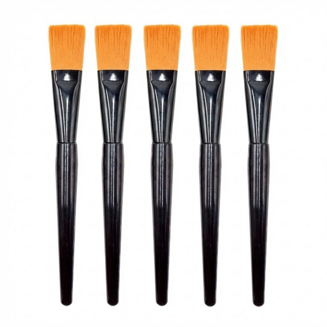 데일리프렌즈 팩 브러쉬 5종세트, 블랙, 1개