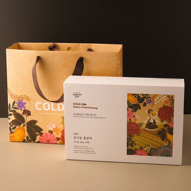프리미엄 6년근 유기농 홍삼차 (선물세트), 2세트