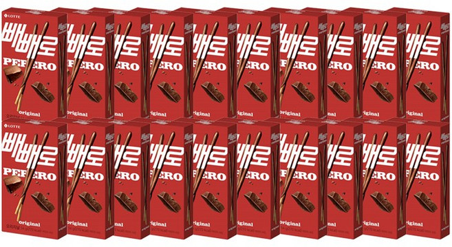 롯데제과 오리지널 빼빼로, 54g, 20개