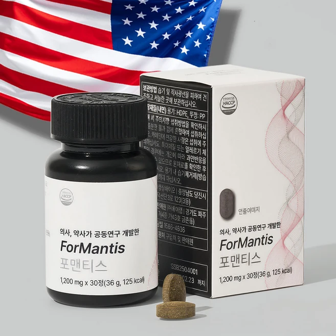 글램서처스 포맨티스, 1박스, 30정 - 쿠팡