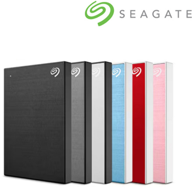 [SEAGATE 정품판매점]씨게이트 Backup Plus Portable One Touch HDD 4TB 외장하드 USB3.0 [데이터복구+정품파우치] 4테라, 라이트블루