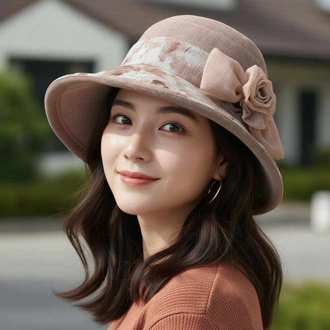 SODAM MO 모리 중년여성모자 봄여름여성모자 예쁜중년여성모자
