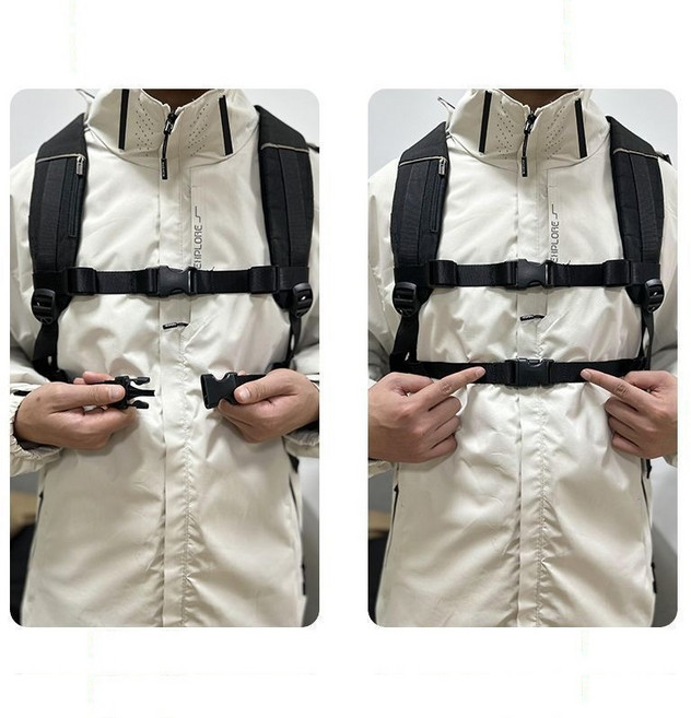 사각 가방 보조 버클 [1+1] 6color 성인 남자 남성 여자 여성 학생 등산 캠핑 배낭 여행 어깨끈 흘러내림방지 가슴 고정 가슴끈 벨트 스트랩 클립 체스트스트랩 가방벨트