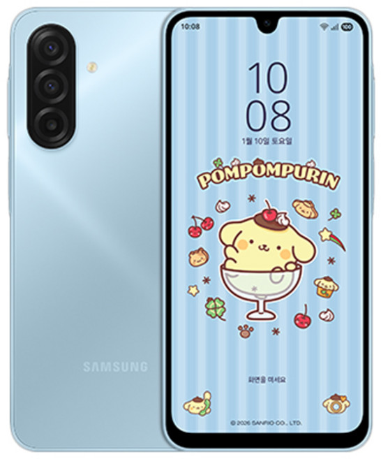 삼성 폼폼푸린 키즈폰 A17 128GB SM-A175NK-KP 공기계 새제품, 2.공기계(미개봉.미사용.새제품), 라이트블루