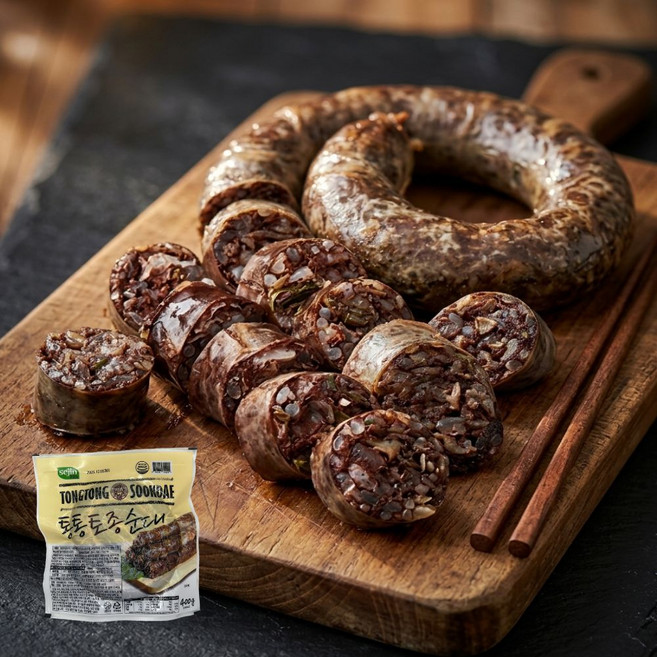 통통 토종순대 고기야채듬뿍, 2개, 400g