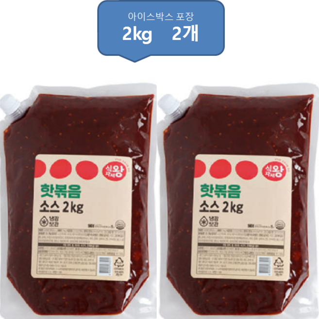 푸디스트 식자재왕 핫볶음소스, 2개, 2kg