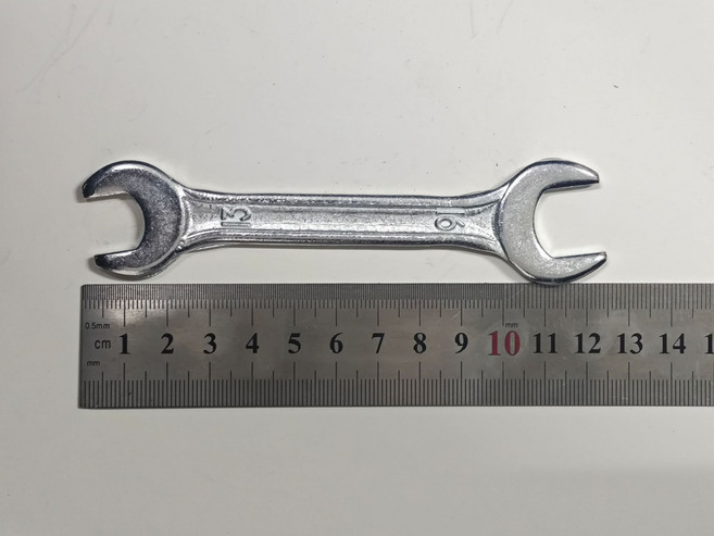 高硬度開口扳手 雙頭呆扳手 鍍鋅鍛壓工藝 手動工具 汽修專用 耐用防滑 工業級 維修工具 五金工具組+13-16mm開口扳手, 1個