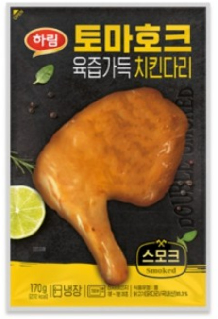 하림 토마호크 치킨다리 스모크, 16개, 170g