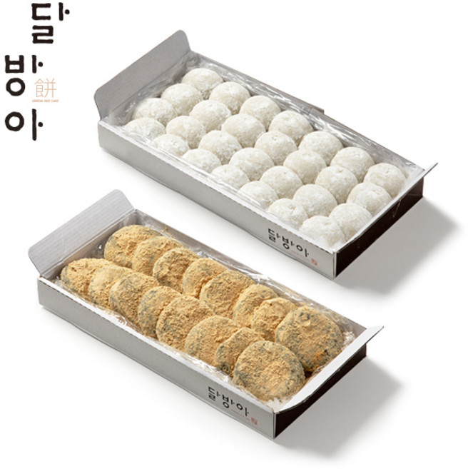 달방아 콩쑥찰떡+찹쌀떡, 1세트, 2.08kg