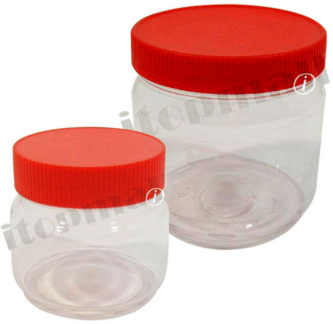 광구 다용도 원형 패트병 200ml 400ml 500ml 800ml 양념병 꿀병 조미료통 반찬, 1개