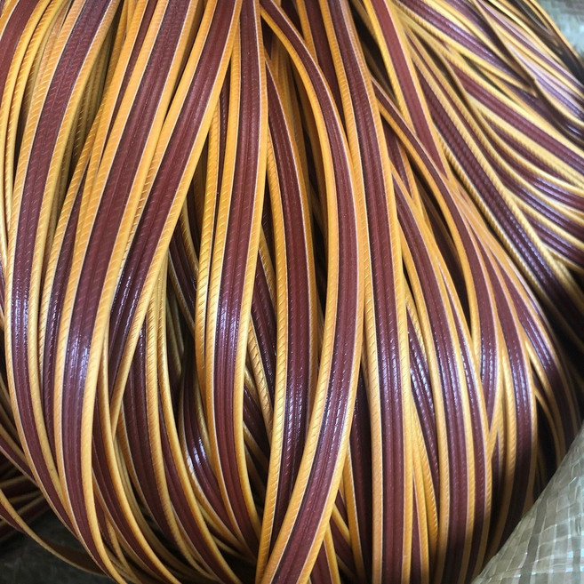 編織藤條環保仿藤手工材料 寬8mm厚1mm 約85-90米/斤, 四股金邊, 1個