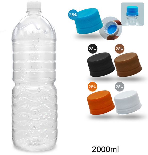 MIR 생수 공병 2000ml_원형(내압캡) / 40개, 화이트