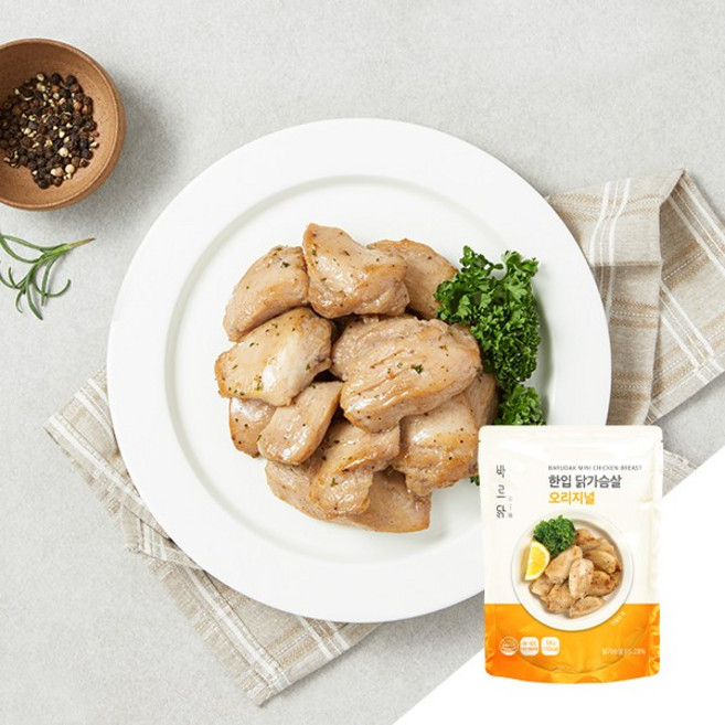 바르닭 한입 닭가슴살 오리지널, 1개, 100g