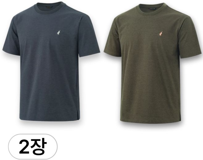 [1+1] Paul Johns 남녀공용 에어리핏 반팔티 여름 라운드넥 통기성 신축성 기능성 시원한 냉감 쿨 티셔츠