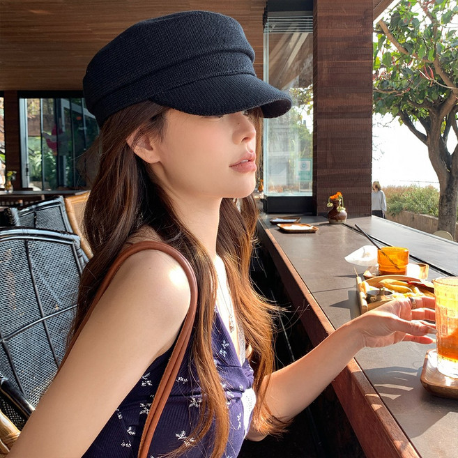 썸머 마도로스 햇 헌팅캡 여름 매쉬 통기성 트위드 감성 패션 데일리 여성 여름 모자 네트햇 베레모 뉴스보이 캡