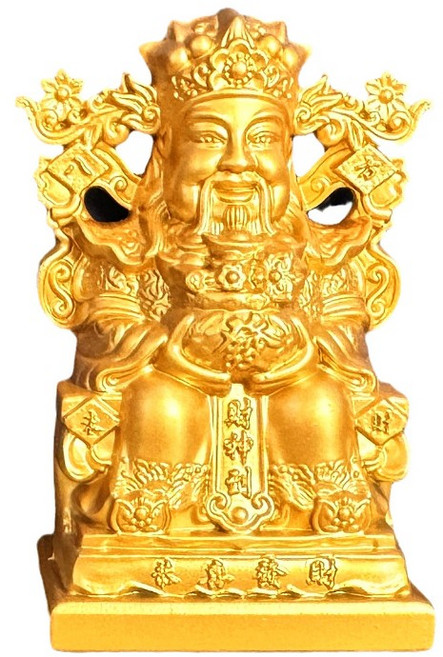 沙金財神爺擺件