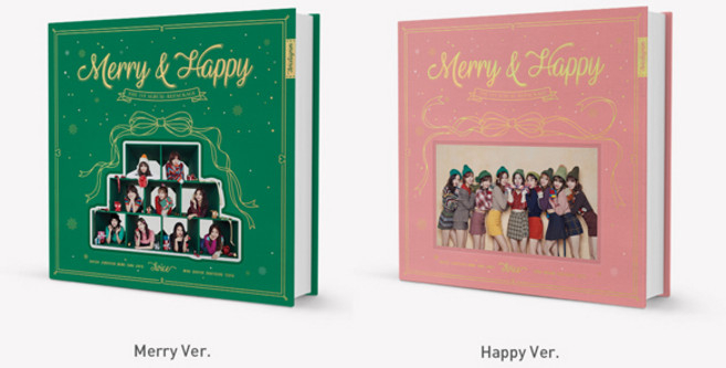 [재발매] 트와이스(TWICE) - 정규1집 리패키지 [Merry & Happy], Random