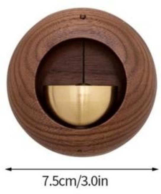 띵샤 도파민나무 소재 초인종 바람 종소리 입구 열기 장식 골동품 무선 집 장식용, S7 doorbell