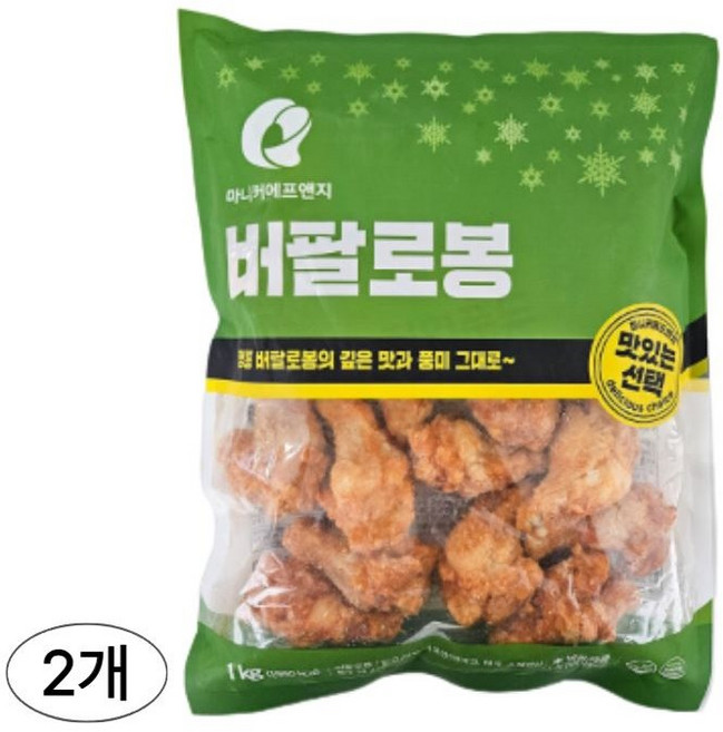 마니커에프앤지 버팔로 봉 1kg, 2개