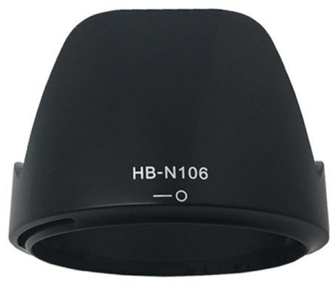 HB-N106 HB N106 렌즈 후드 55mm 가역 카메라 액세서리 니콘 D5600 D3400 AF-P18-55 1PC, 단일옵션, 1개