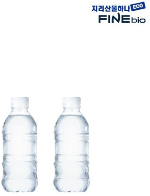 지리산 물하나 ECO 무라벨 생수 330ml 40병