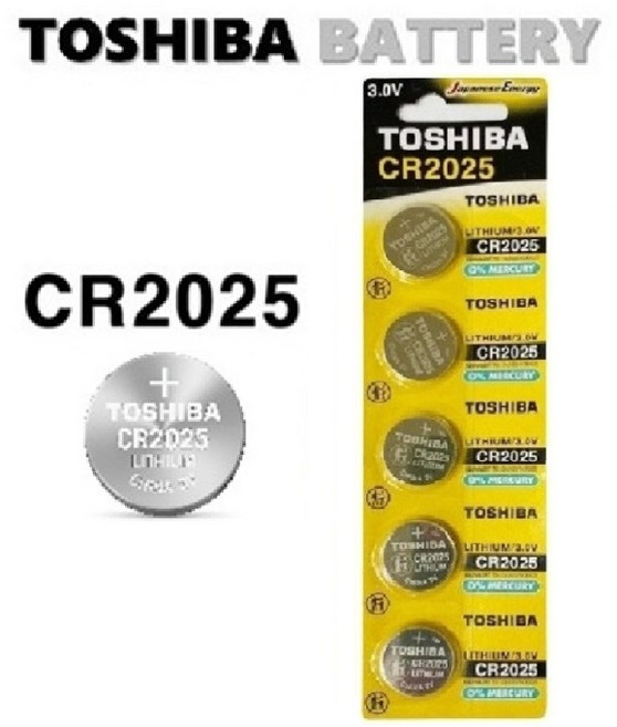 HITAKA CR2025 리튬건전지 3V 수은전지 코인건전지, 1개, 5개입