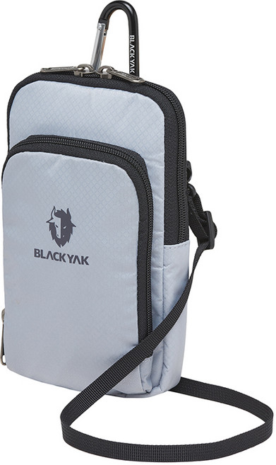 블랙야크 휴대폰 파우치 라이트미니크로스 2BYABX4906, L/GRAY, 1개