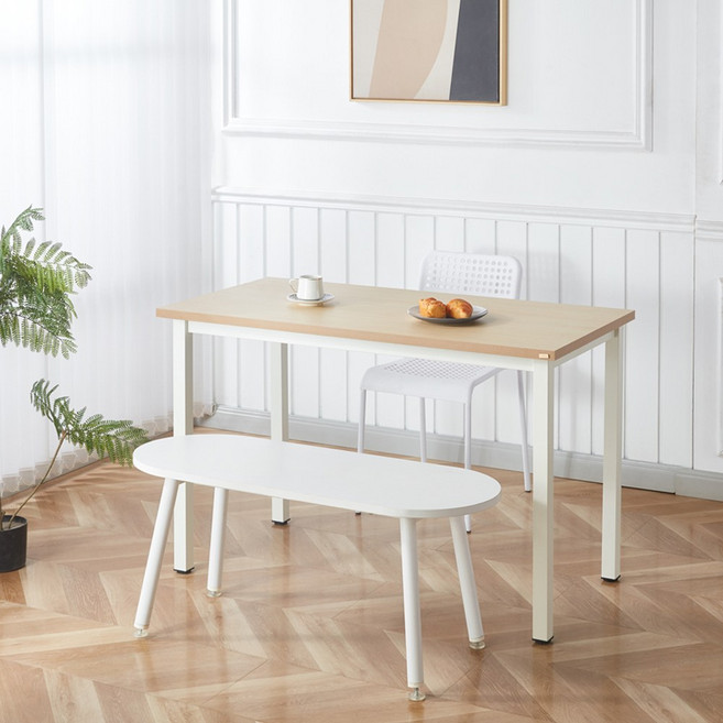 레인저테이블 포밍 사무용 다용도 책상 학생 공부 게이밍 데스크 1500x450, 화이트+블랙(WWD508-WHB)