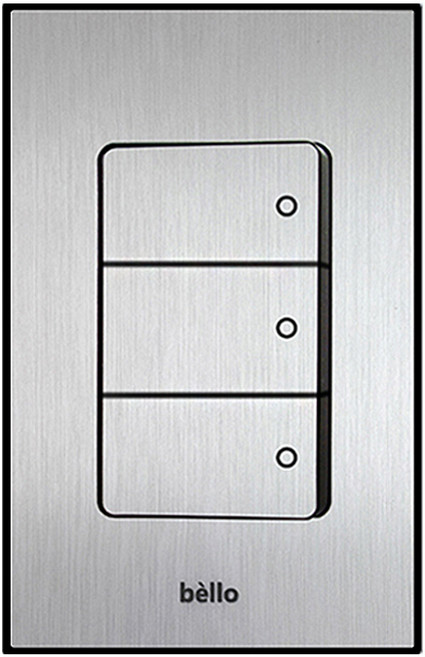 벨로 실버) 스위치 3구, 1개