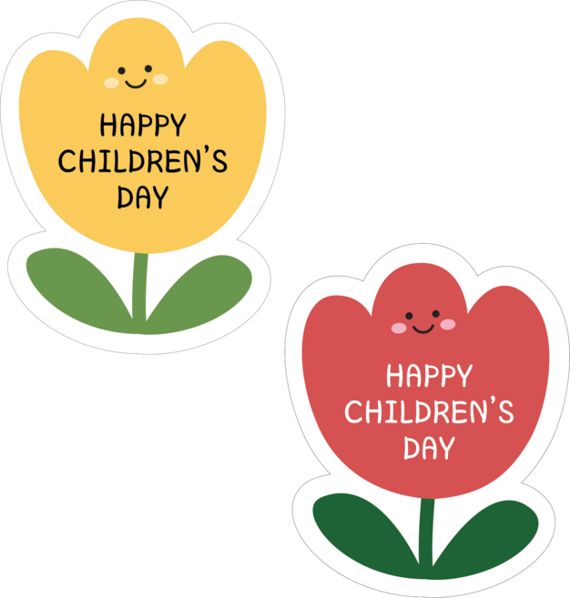 아트로코 가정의달 선물 포장 스티커, 100장, 어린이날스티커(영문)