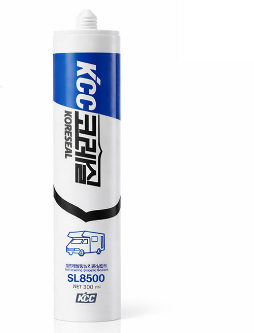 KCC 코레실 SL8500 셀프레벨링 실리콘 산업용 실란트 차량용 방수 균열 보수, 1개