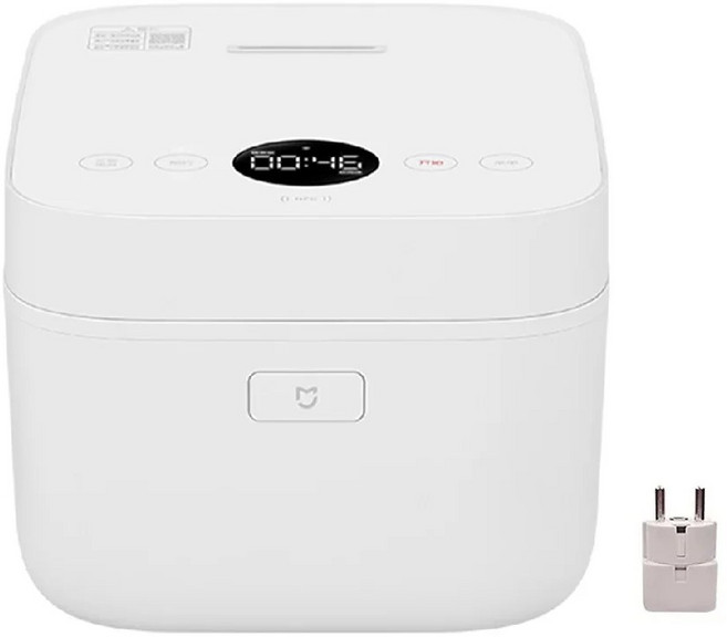 JIA 스마트 밥솥 3L 다기능 전기 예약 NFC 기능 IH 가열 끈적 않음, Add EU adapter, 1) Add EU adapter - 220V